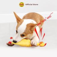 Gambar Mainan Anjing Ayam Karet Suara Squeak Tinggi 44cm | Pet Toy with Squeak dari Octagon Pet Indonesia Kota Administrasi Jakarta Barat 4 Tokopedia