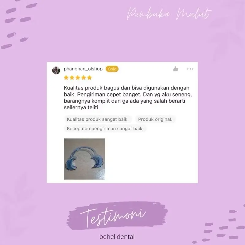 ORI ALAT PEMBUKA MULUT BENTUK C INTRAORAL BIRU CHEEK RETRACTOR PENYANGGA RAHANG GIGI BEHEL MOUTH GAG // Bisa Untuk Anak Dewasa // Elastis Size M L S // Mouth Gate // Mouthgate Original Gusi Cairan 4