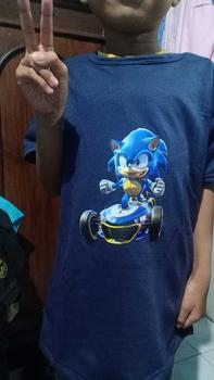 Product Review of Baju Setelan Anak Laki Laki - Pakaian Kaos dan Celana Fashion Anak Cowok Usia 5-15 Tahun - Motif SONIC Putih from r**y 0