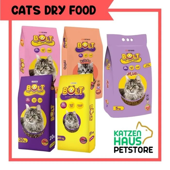 BOLT Makanan Kucing Kering Dryfood (Kibbles)