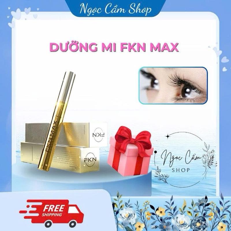  1 CÂY DƯỠNG MI FKN MAX phiên bản cao cấp X5 dung tích 6,5ml nước dạng serum hỗ trợ nuôi dưỡng lông mi chắc khỏe dài đen gặm tự nhiên kèm theo quà tặng mỹ phẩm Cosmetic 