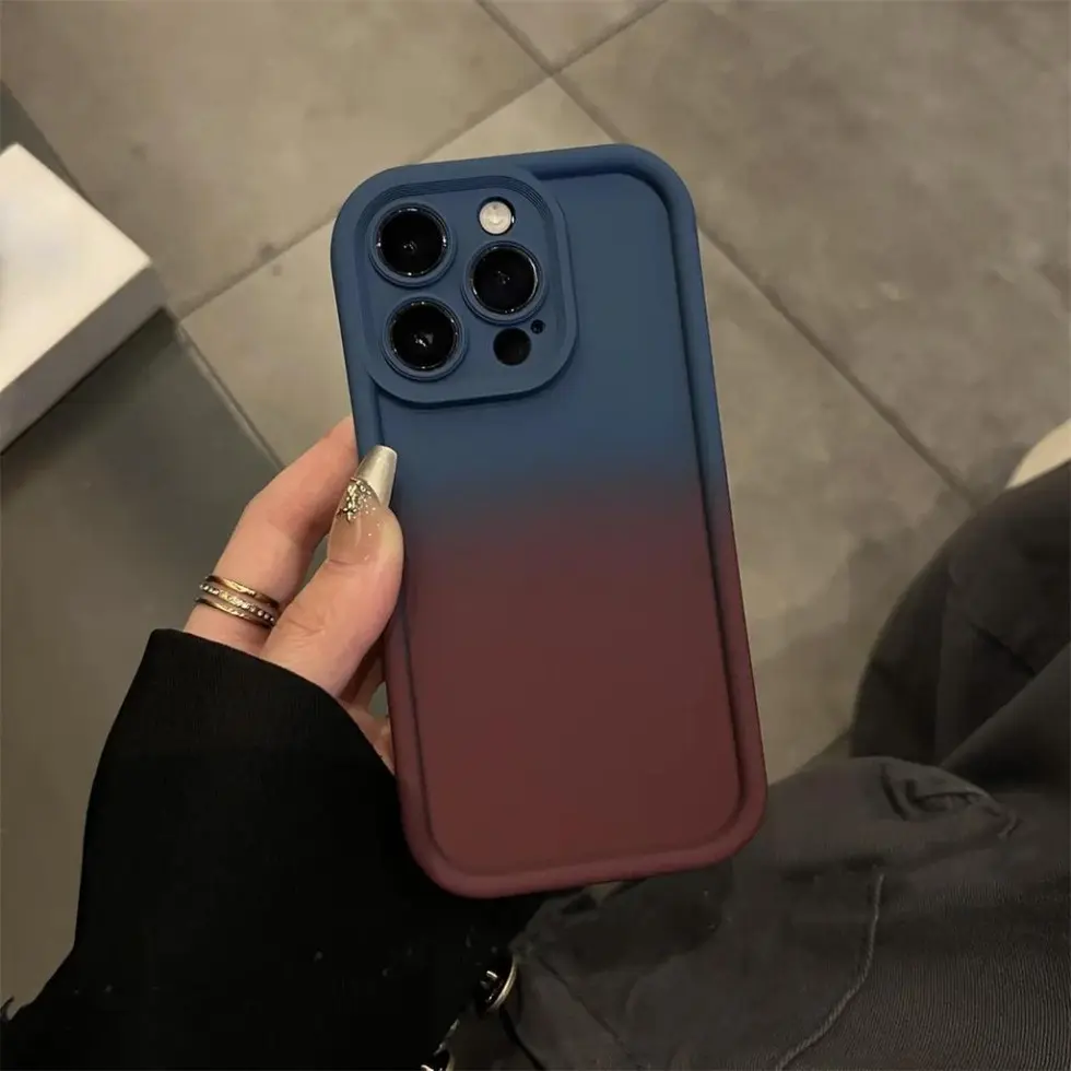 Luxury Gradient Bling Glitter Phone Case For iPhone 14 13 12 11 Pro Max x/xs max xr 7/8plus case TPU Anti fall Shockproof iphone Case Accessories Handheld