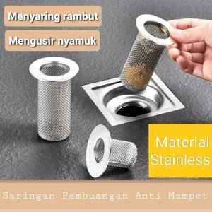 Saringan Got Kamar Mandi Anti kecoa Anti-hama Penutup Penyegel saringan got kamar mandi