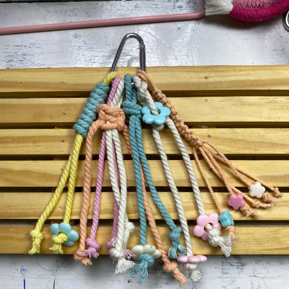 Charmbag Tali Macrame Lucu / Gantungan Tas Lucu