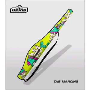 Tas Joran Reel Motif Printing Ikan 1Meter Tas Pancing Selempang Cowok Cewek Terbaru 2026