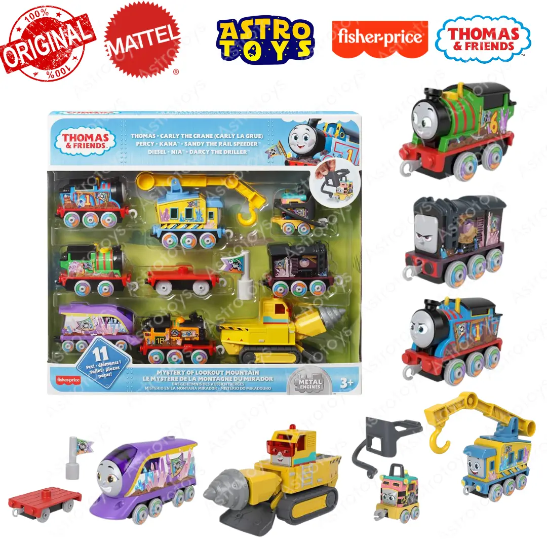 Fisher Price Thomas and Friends Mystery of Lookout Mountain Metal HMC25 - Mainan Diecast Kereta Tomas