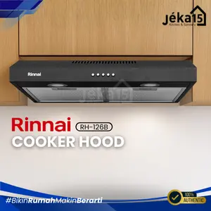 JEKA15 - Cooker Hood Rinnai RH 126B Black 60 Cm