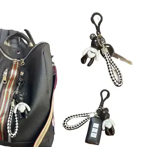 Aksesoris Lucu Gantungan Cantik Tas Kunci Mobil Kunci Motor dan Kunci Rumah Hitam Mainan Putih Tali Aksesoris Lucu Gantungan Cantik Tas Kunci Mobil Kunci Motor dan Kunci Rumah Hitam Mainan Putih Tali