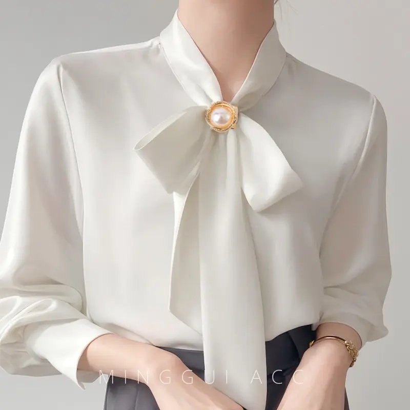 Kẹp Khăn Quàng Cổ & Cà Vạt Áo Sơ Mi, Đa Năng, Phụ Kiện Thắt Nút Thanh Lịch, Thích Hợp Cho Khăn Quàng Cổ, Áo Cánh, Thắt Lưng Và Áo Khoác, Khóa Thời Trang Mới 2024, Để Đồ Trang Trí Trang Phục Sành Điệu  Titan 2