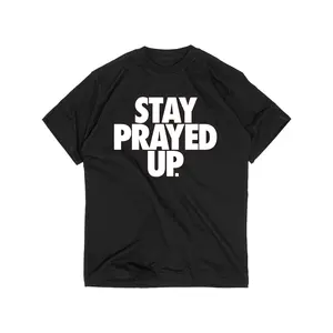 Kaos t-shirt Stay Pray up Cotton combed 24s