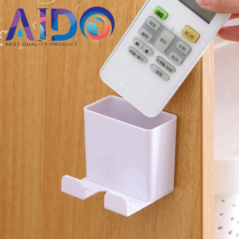 RAK GANTUNG HP CHARGER REMOTE TV AC TEMPEL TEMBOK HOLDER PHONE CAS TEMPEL DINDING HOOK HANDPHONE Plastik 6