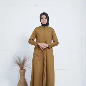 Gamis pemda/pns ful kancing toyobo fodu premium