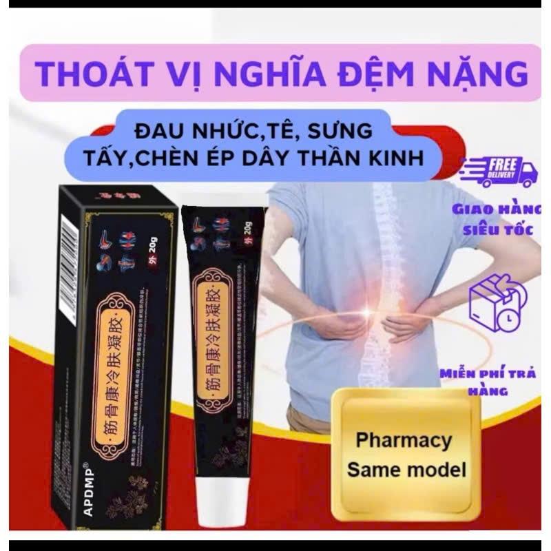  Combo 10 tuýp gel chườm lạnh bôi xương khớp căng cơ bong gân giảm sưng - giảm đau thắt lưng 20g 