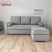 Gambar Sofa Corner Grace Sofa L Sofa Sudut Minimalis By Vassa dari Vassa Sofa & Home Kab. Bogor 4 Tokopedia