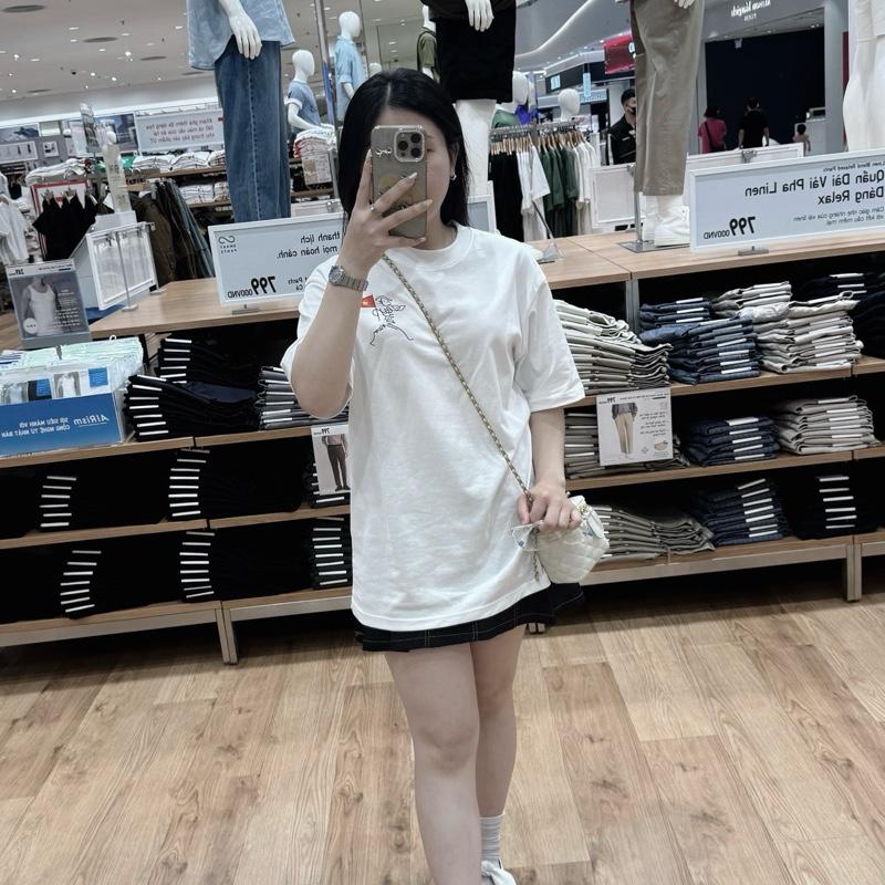 Áo thun thêu cờ Việt Nam, áo thun chất cotton from rộng, nam nữ mặc đều được. 1