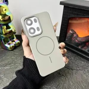 Hard Pc Magsafe Magnetic Case For Oppo Reno 13 13F A5 Pro - Casing Cover Hardcase Matte Pasti Ori