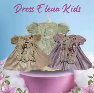 Dress Anak Elena Santorini Silk