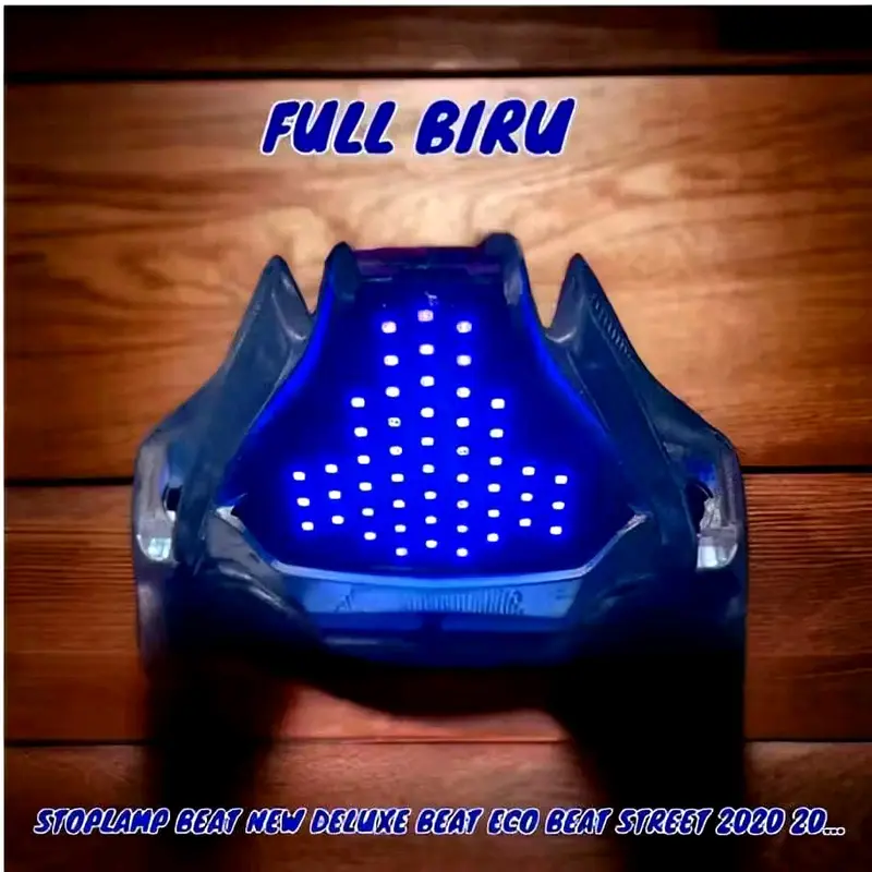LAMPU STOP RUNNING LED / STOPLAMP RUNNING BEAT NEW DELUXE BEAT ECO BEAT STREET 2020 2021 2022 2023 2024 8 MODE (NO 1) 2