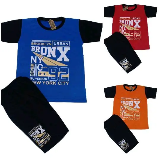 Kaos anak Setelan cowok Murah 100rb 5pics. Baju Motif 7