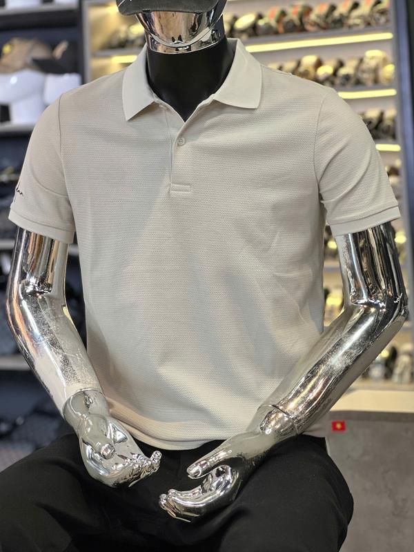 [2 Màu ] Áo Thun POLO Nam Màu Xám 	 T3544-	 T3545 Xanh Mẫu Trơn Basic Tay Thêu Chữ CMDN Mẫu Mới Chi Tiết Như Hình K3 STORE