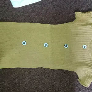 Sweater Rajut Anak 1-5 Tahun Baju Gaya Korea Kaos Kancing Jenny Style Bunga