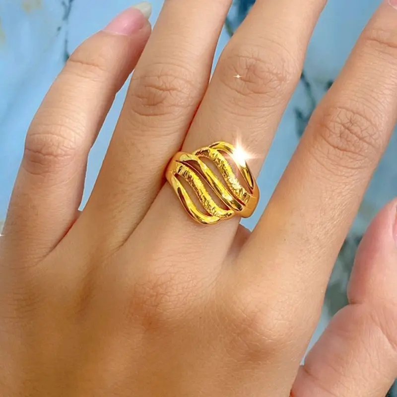 Cincin Wanita Ulir Emas Terbaru Viral - Rings 3