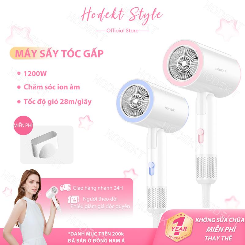 Máy Sấy Tóc Có Thể Gập Lại HODEKT, Máy Thổi Cầm Tay Chuyên Nghiệp, Để Chăm Sóc Tóc Làm Đẹp