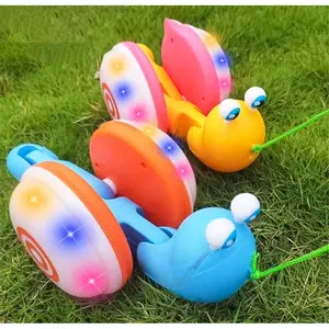 Mainan Anak Siput Goyang Siput Tarik Goyang Lampu Musik BO 90