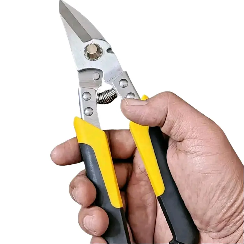 Gunting Holo Baja Ringan Deli  - Original- untuk Memotong Cold Rolled Steel dan Stainless Steel gunting baja 0
