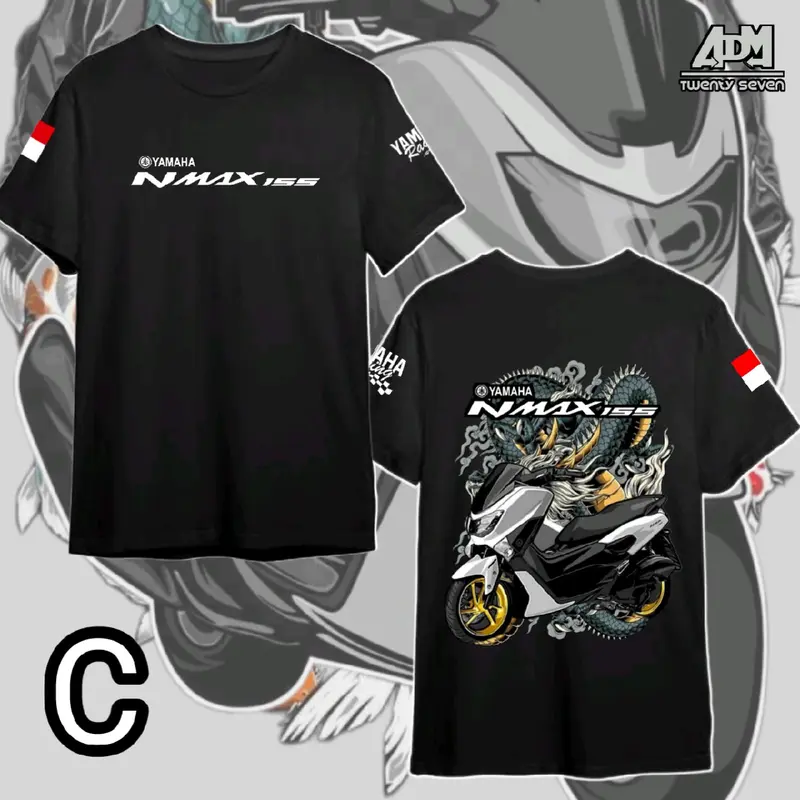 Kaos Yamaha Nmax 155 Kaos N-max kaos nmax racing Katun Combed Distro Keren Motor nmax old 2