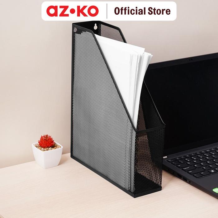 Gambar AZKO Odi Organizer Majalah - Hitam Rak Bacaan Holder Dokumen Meja Penyimpanan dari AZKO ID Kota Administrasi Jakarta Pusat Tokopedia