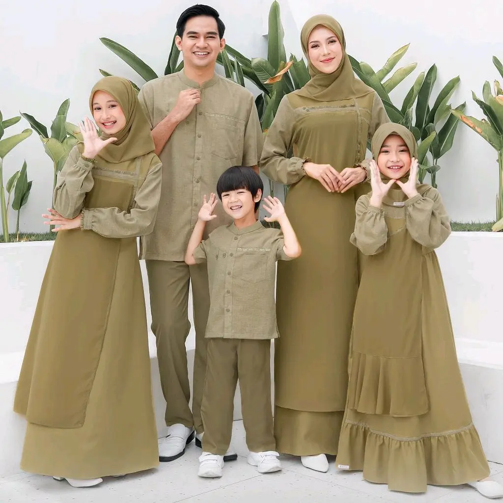 SARIMBIT SEPLY/EKSIS TERBARU||EKSIS 272 MIST YELLOW Gamis Lebaran Dress