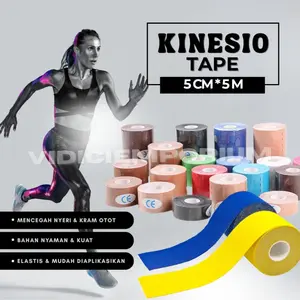 Kinesio Tape Taping Kinesiology Tape 5CMx5M/ Tape Sport Plester otot