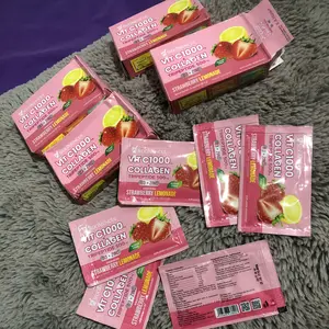 C+Collagen - Minuman Collagen Tripeptide 500mg + Vit C 1000mg untuk Kesehatan Kulit dan Imunitas