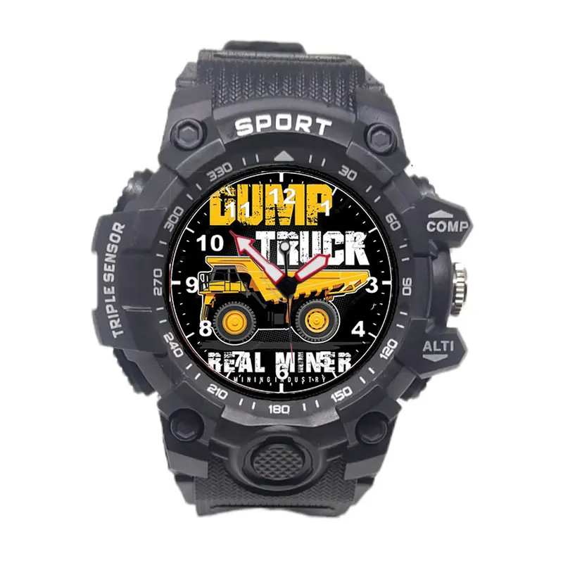 Jam tangan anak laki laki truk excavator keren terbaru 1