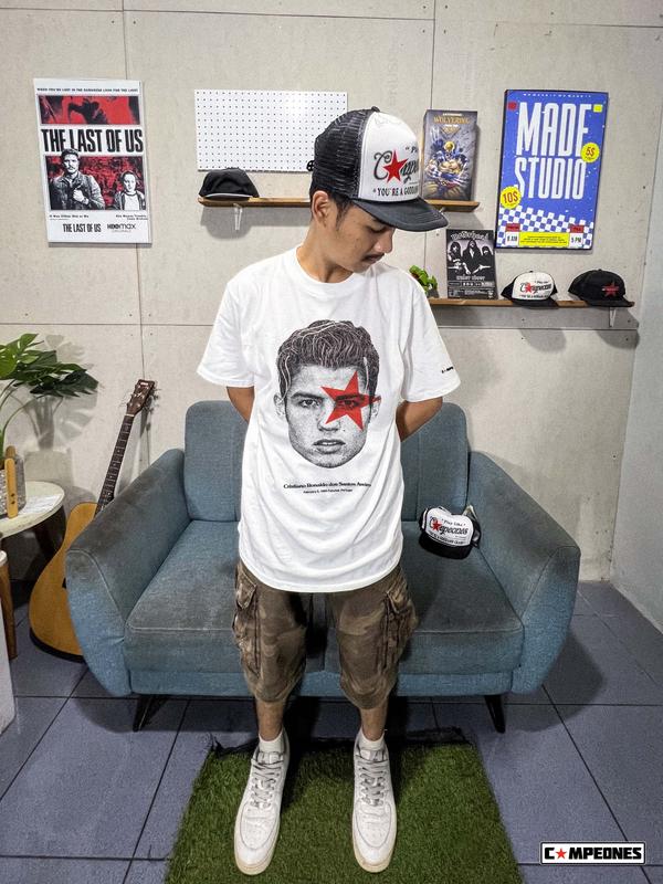 Campeones - Tshirt - Football Cristiano Ronaldo Lionel Messi Forever Young Starboy Series Baju Katun Lembut Digital Unisex 1