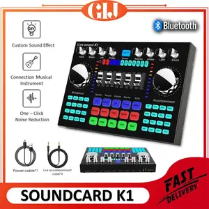 ready - soundcard sound card k1 live audio mixer video recording broadcast