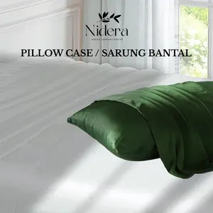 SARUNG BANTAL PREMIUM Satin Silk / Premium Pillow Case Size 60 x 40cm & 70 X 50cm Halus Licin Nyaman Anti Kusut
