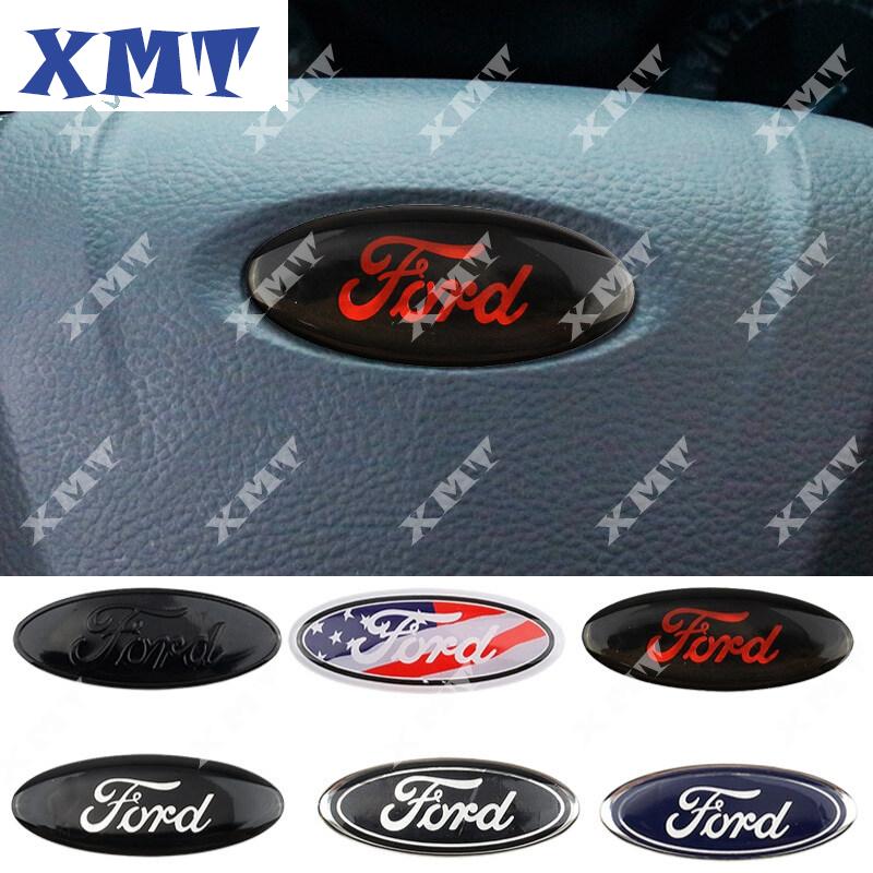 Miếng Dán Biểu Tượng Vô Lăng Logo Xe Hơi, XMT, Kích Thước 58x22mm ...