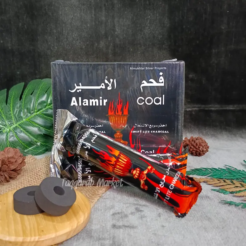 ( 1 BOX) Arang Magic Alamir Coal Arang Alamir Coal Arang Bukhur Arang Instant Arang Dupa 0