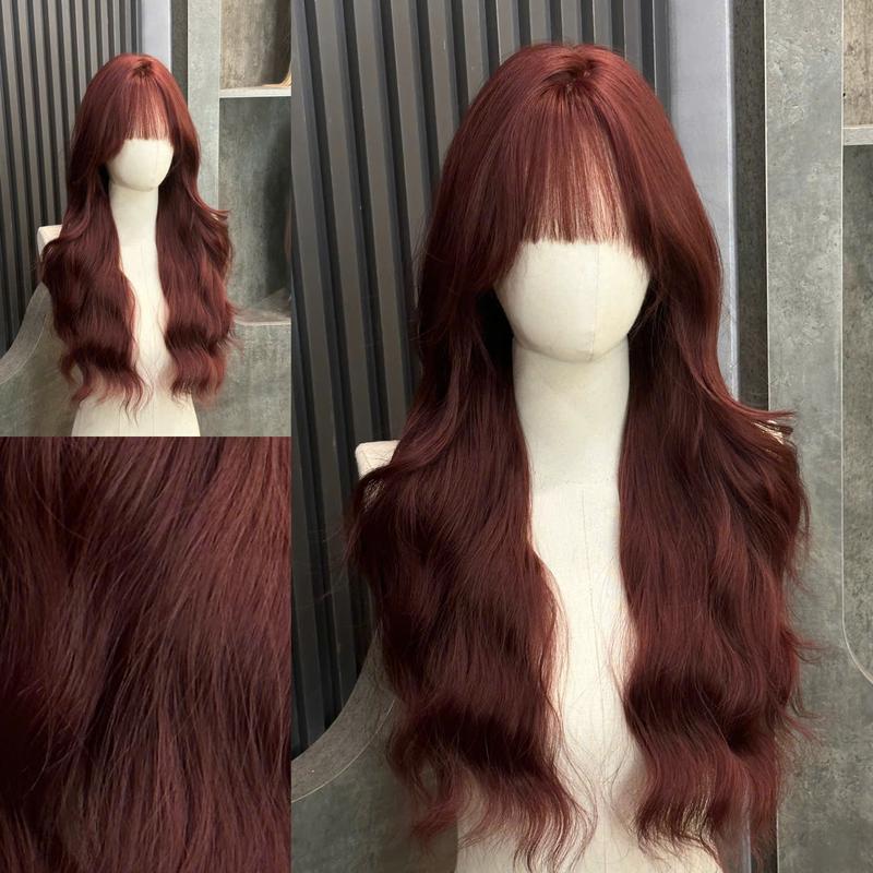HOT DJ- 17 Tóc giả nguyên đầu xoăn sóng lơi nhẹ 65cm Nữ Women Wig by Tóc giả Dung Ji