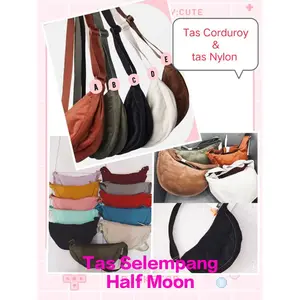TAS selempang uniqlo Half Moon Waist Bag