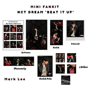 Mini Fankit NCT DREAM Beat It Up / Beat It Up Kit Fankit NCT DREAM / Paket Hemat NCT DREAM Beat It Up Mark Jeno Jaemin Haechan