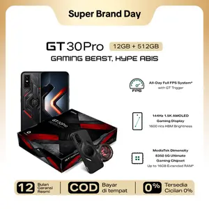 Infinix GT 30 Pro 12/512GB Gift Box - Up to 24GB Extended RAM - Dimensity 8350 Ultimate - 6.78" Amoled+ 144Hz - 108MP - NFC