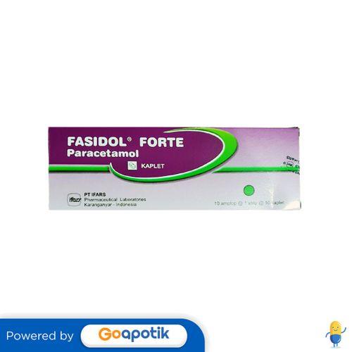 Gambar FASIDOL FORTE 650 MG BOX 100 KAPLET dari Apotek Zulkarnain by GoApotik Kota Bekasi Tokopedia