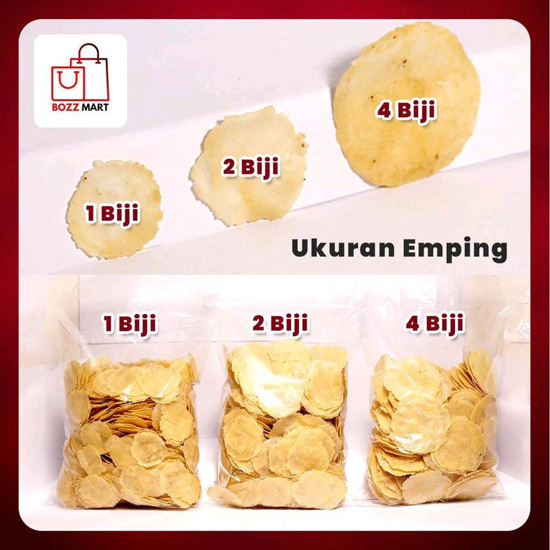 EMPING MELINJO 1 KG FULL KERING ASLI KEBUMEN - Makanan  Goreng Food Snacks Camilan Keripik Crispy 1