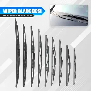Wiper Blade Mobil Universal 14-26 Inch Besi Tahan Lama & Karet Lentur Penghapus Kaca Mobil Wiper Kaca Mobil Berkualitas