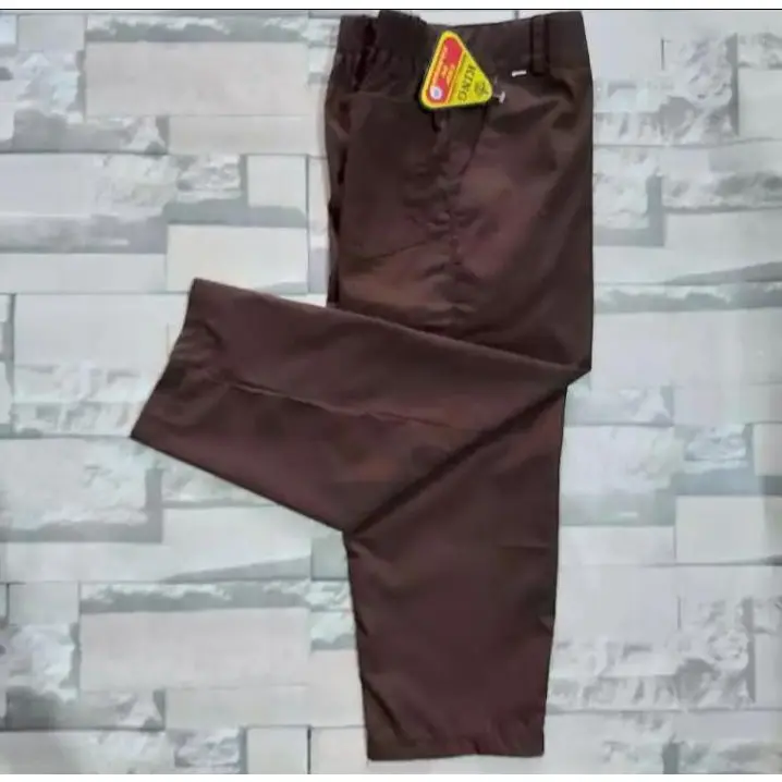 Seragam SMP Panjang Cokla t/ SMA Celana Panjang Coklat / Seragam Pramuka / Seragam Sekolah Celana SMP Celana SMA Panjang Coklat 3