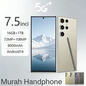 [Grosir Jaya] Smartphone Android 14 8GB+256GB Layar 7,5 Inci Baterai 8000mAh 5G 72MP+108MP Layar AMOLED 2K dengan HDR10+ dan Certification Smartphone Gaming Cooling System Pro Fast Charging 45W COD