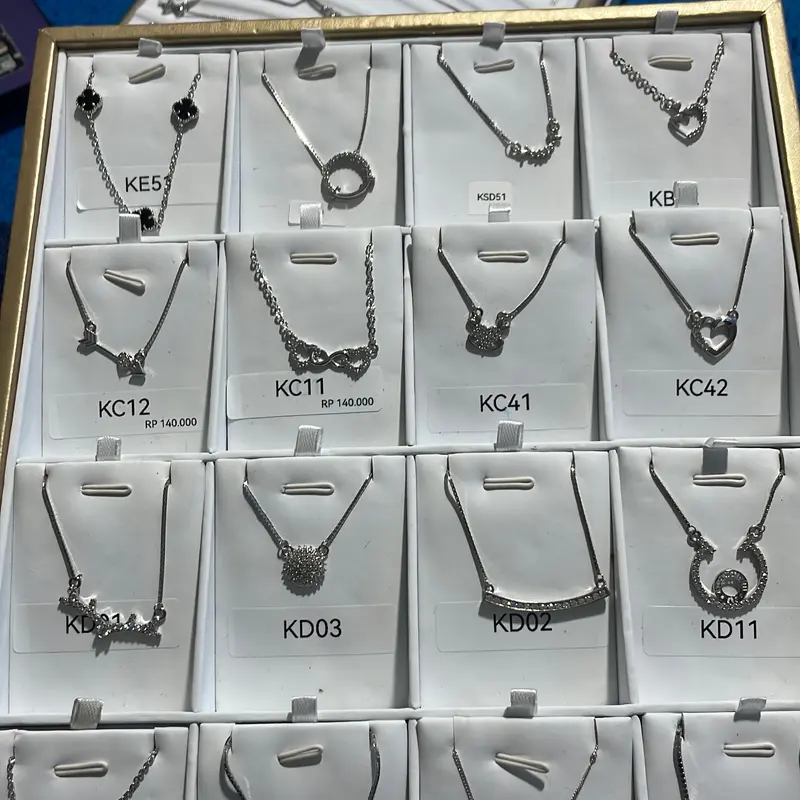 Kalung dewasa perhiasan silver 925 0